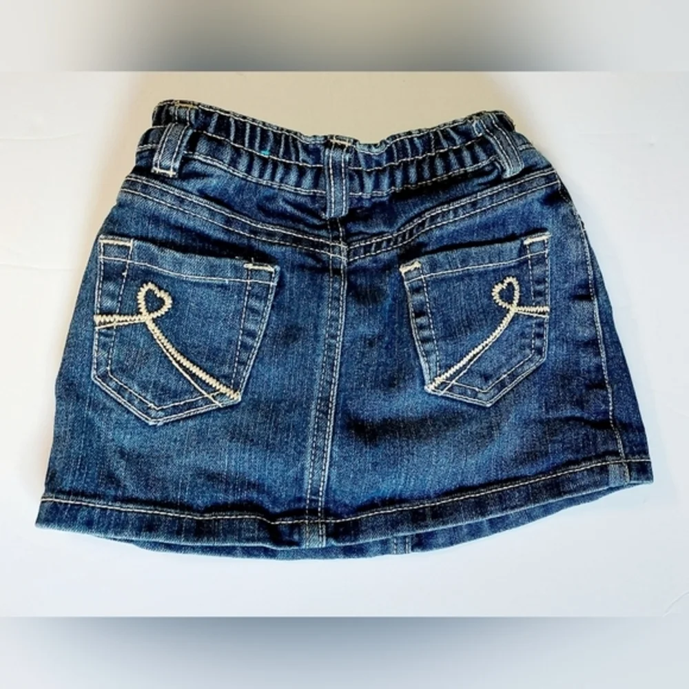 Est. 1989‎ Toddler Denim Skirt Skort Size 2T | Built-In Shorts | Western Cowgirl